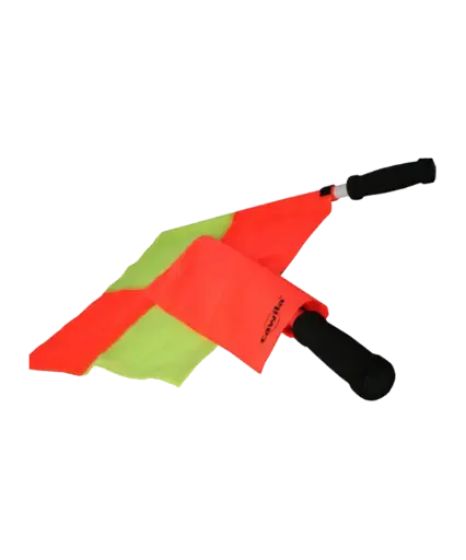 Cawila Grensrechtersvlaggen Geruit Set Rood/Geel