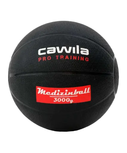 Cawila Medicijnbal Pro Training 3,0 Kg Zwart